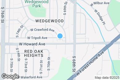 Map image of the property - 6919 W Tripoli Ave