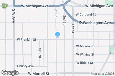 Map image of the property - 419 3rd St
