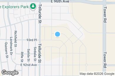 Map image of the property - 17889 E 93rd Pl