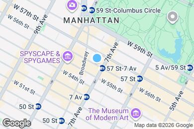 Map image of the property - 211 W 56th St