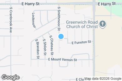 Map image of the property - 10805 E Funston St