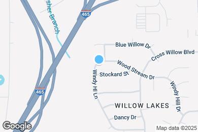 Map image of the property - 1821 Windy Hl Ln
