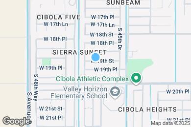 Map image of the property - 4649 W 19th St