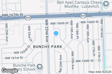 Map image of the property - 16401 NW 21st Ave