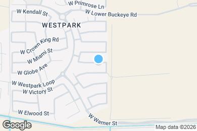 Map image of the property - 25541 W Pioneer St