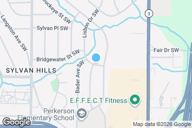 Map image of the property - Room in House on Lisbon Dr SW