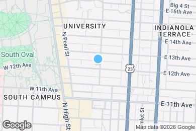 Map image of the property - 116 E 12th Ave