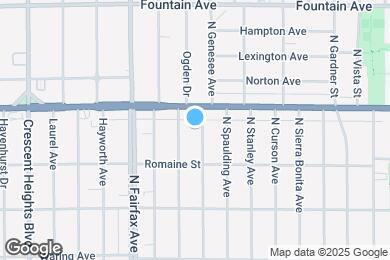 Map image of the property - 1043 N Genesee Ave