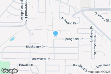 Map image of the property - 6615 Springfield Dr