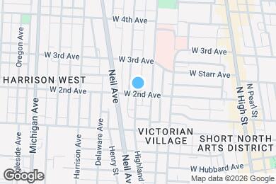 Map image of the property - 226 W 2nd Ave