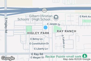 Map image of the property - 1407 S Moccasin Trail