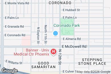 Map image of the property - 1136 E Almeria Rd