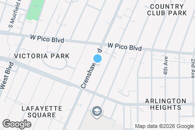 Map image of the property - 1406 Crenshaw Blvd