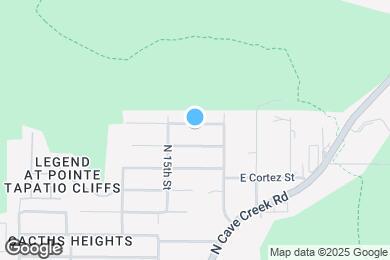 Map image of the property - 1525 E Sunnyside Dr