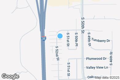 Map image of the property - 1172 S 52nd St
