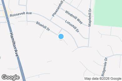 Map image of the property - 1905 Bluehill Dr