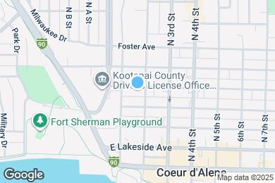 Map image of the property - 118 E Wallace Ave