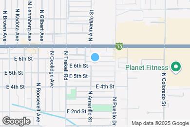 Map image of the property - 1130 E 6th St