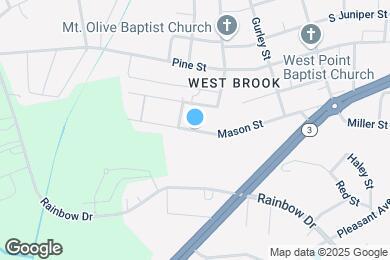 Map image of the property - 1350 Mason St