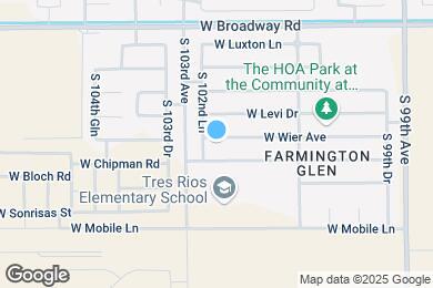 Map image of the property - 10237 W Wier Ave