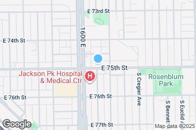 Map image of the property - 1628 E 75th St
