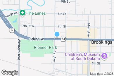 Map image of the property - 604 1st Ave