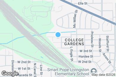 Map image of the property - 2012 W 6th St