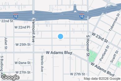 Map image of the property - 1248 W 24th St