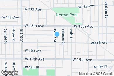 Map image of the property - 1571 Pierce St