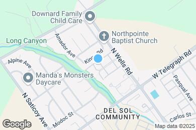 Map image of the property - Del Norte Apartments