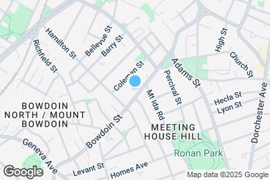 Map image of the property - 270 Bowdoin St