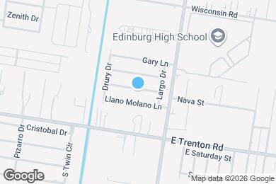 Map image of the property - 2304 Llano Mediano Ln