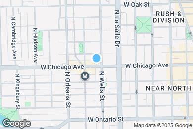 Map image of the property - 208 W Chicago Ave