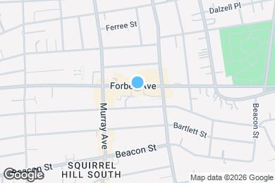 Map image of the property - 5854 Forbes Ave
