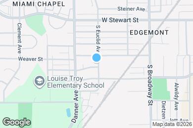 Map image of the property - 1503 Roosevelt Ave