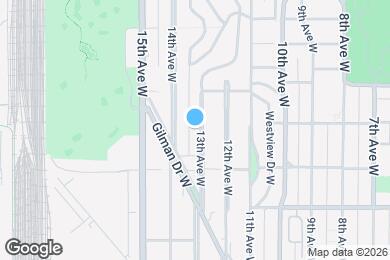 Map image of the property - 2537 13th Ave W