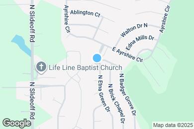 Map image of the property - 13460 N Carwood Ct