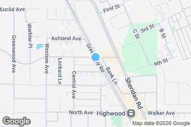 Map image of the property - 542 Green Bay Rd