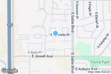 Map image of the property - 14192 E Colorado Dr