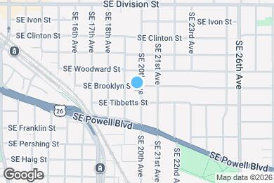 Map image of the property - 3041 SE 20th Ave