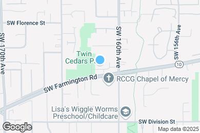 Map image of the property - 16187 SW Vance Ln