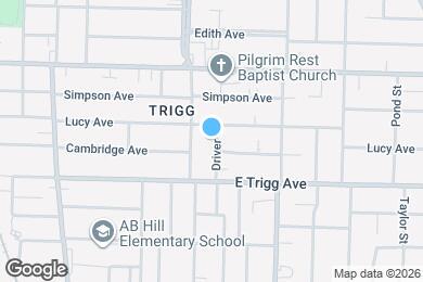 Map image of the property - 1235 Driver St