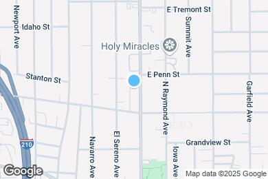 Map image of the property - 1627 NFairoaks Ave