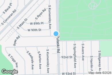 Map image of the property - 4001 W 90th Pl