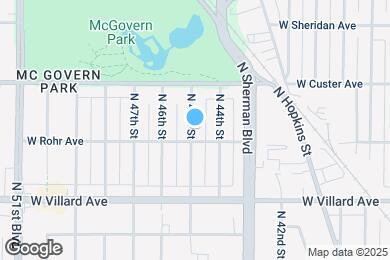 Map image of the property - 5320 N 45th St