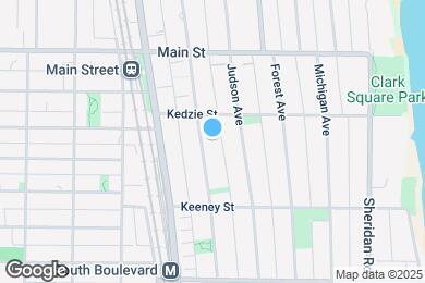 Map image of the property - 731 Hinman Ave