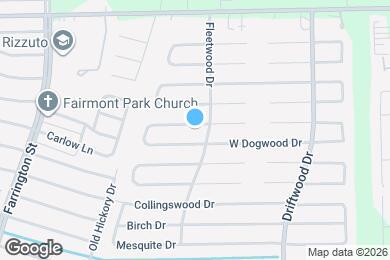 Map image of the property - 10846 E Linwood Dr