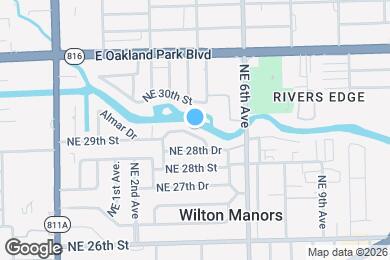 Map image of the property - 417 NE 29th St