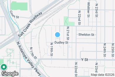Map image of the property - 1313 N 20th St