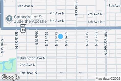 Map image of the property - 5333 4th Ave N